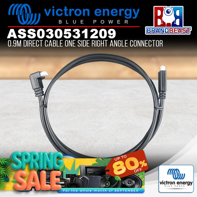 Victron Energy ASS030531209 0.9M Direct Cable One Side Right Angle Connector
