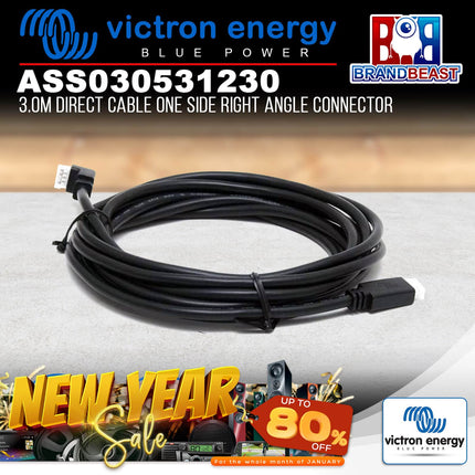 Victron Energy ASS030531230 3m Direct Cable One Side Right Angle Connector