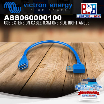 Victron Energy ASS060000100 USB Extension Cable 0.3m One Side Right Angle