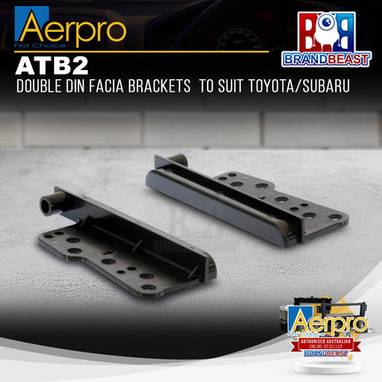 Aerpro ATB2 Double DIN Side Facia Brackets Suit Toyota/Subaru Various Vehicles