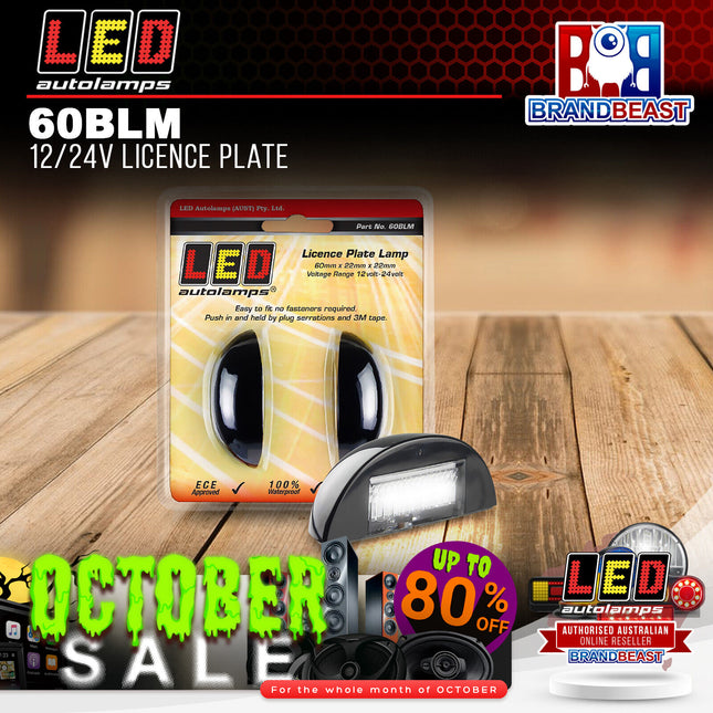 LED Autolamps 60BLM 12/24V Licence Plate