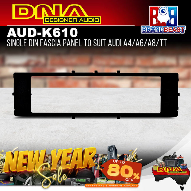 DNA AUD-K610 Single DIN Fascia Panel For Audi A4/A6/A8/TT