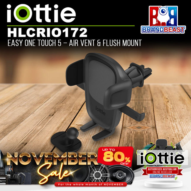 iOttie HLCRIO172 Easy One Touch 5 – Air Vent & Flush Mount