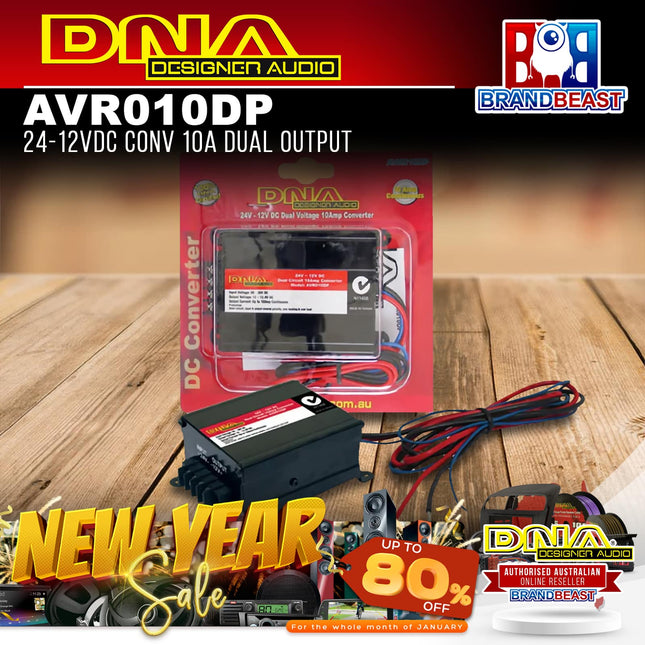 DNA AVR010DP 10 AMP Dual Output 24-12V DC Converter