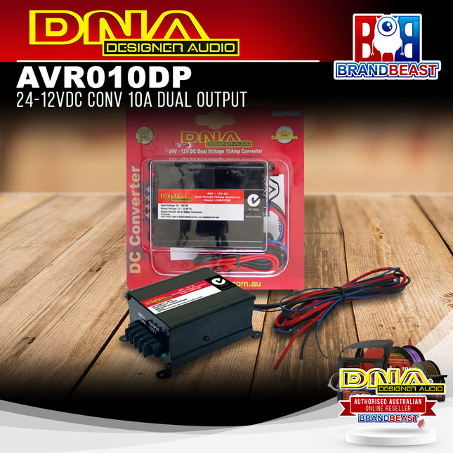 DNA AVR010DP 10 AMP Dual Output 24-12V DC Converter