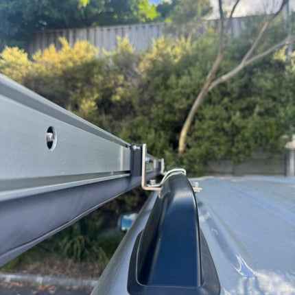 GMF4x4 AW-029S Roof Rail Awning Bracket SHORT Suits Toyota Prado 150 2009-2023 and LandCruiser LC200 2016+