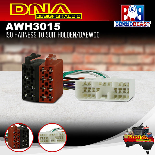 DNA AWH3015 ISO Harness To Suit Holden/Daewoo Vehicles