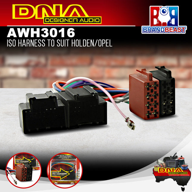 DNA AWH3016 ISO Harness to Suit Holden/Opel