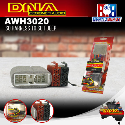 DNA AWH3020 ISO Harness to Suit Jeep