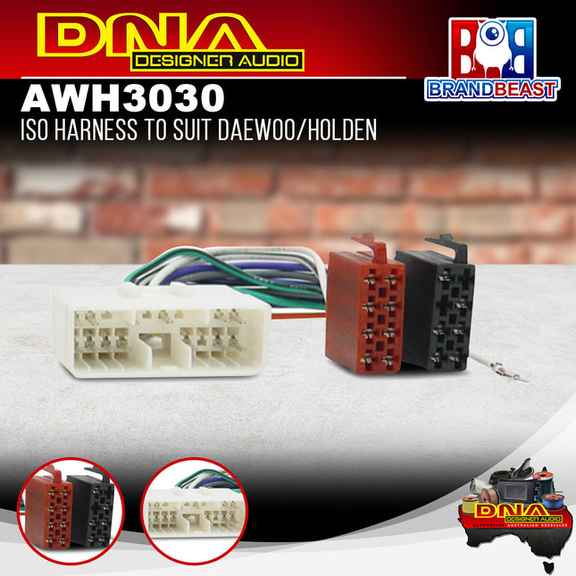 DNA AWH3030 ISO Harness to Suit Daewoo/Holden