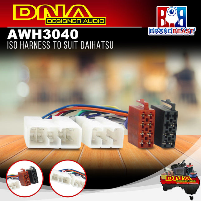 DNA AWH3040 ISO Harness to Suit Daihatsu