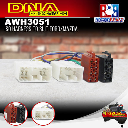 DNA AWH3051 ISO Harness to Suit Ford EF-EL/Mazda