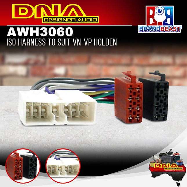 DNA AWH3060 ISO Harness to Suit VN-VP Holden