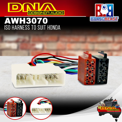 DNA AWH3070 ISO Harness to Suit Honda