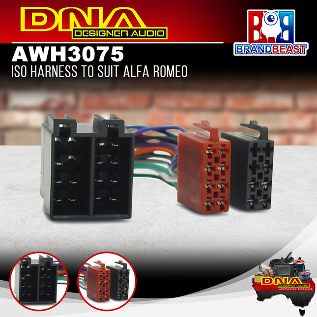 DNA AWH3075 ISO Harness to Suit Alfa Romeo