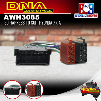 DNA AWH3085 ISO Harness to Suit Hyundai/Kia