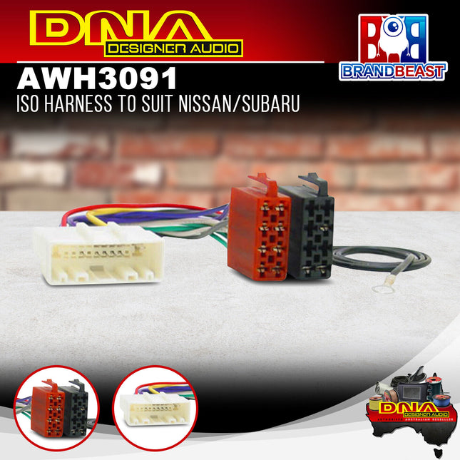 DNA AWH3091 ISO Harness To Suit Nissan/Subaru
