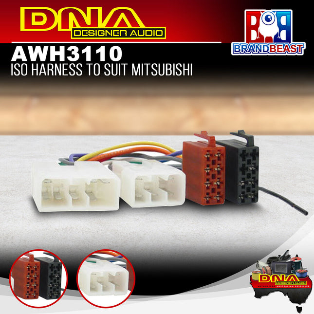 DNA AWH3110 ISO Harness to Suit Mitsubishi