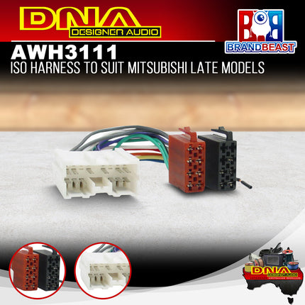 DNA AWH3111 ISO Harness to Suit Mitsubishi Late Models