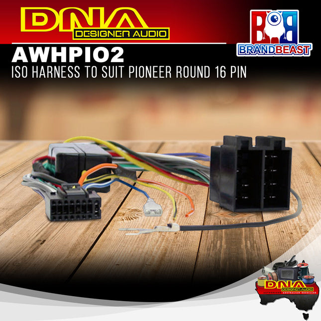 DNA AWHPIO2 ISO Harness to Suit Pioneer Round 16 Pin