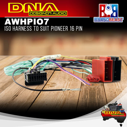 DNA AWHPIO7 ISO Harness to Suit Pioneer 16 Pin