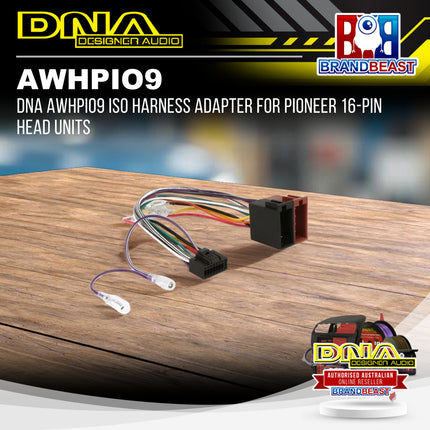 DNA AWHPIO9 ISO Harness Adapter for Pioneer 16-Pin Head Units