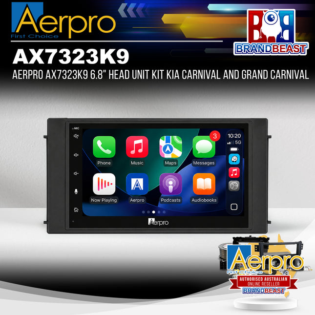 Aerpro AX7323K9 6.8" Head Unit Kit Kia Carnival and Grand Carnival