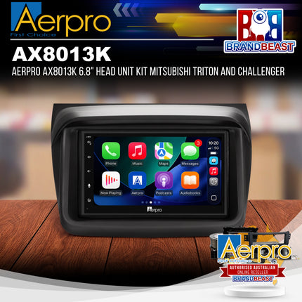 Aerpro AX8013K 6.8" Head Unit Kit Mitsubishi Triton and Challenger