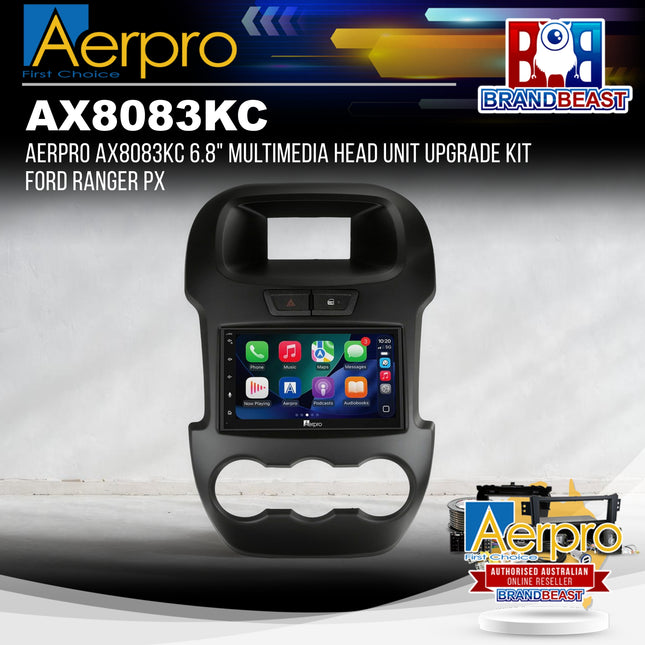 Aerpro AX8083KC 6.8" Multimedia Head Unit Upgrade Kit Ford Ranger PX