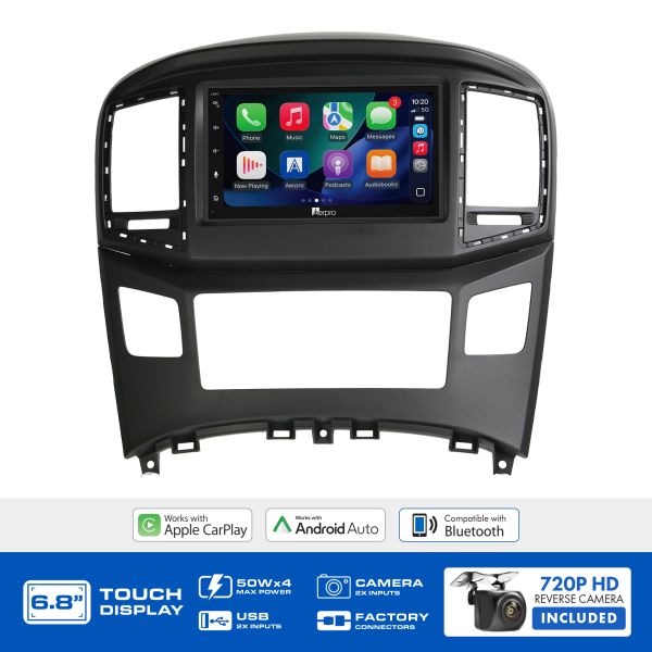 Aerpro AX8246K 6.8" Multimedia Head Unit Upgrade Kit Hyundai iLoad iMax