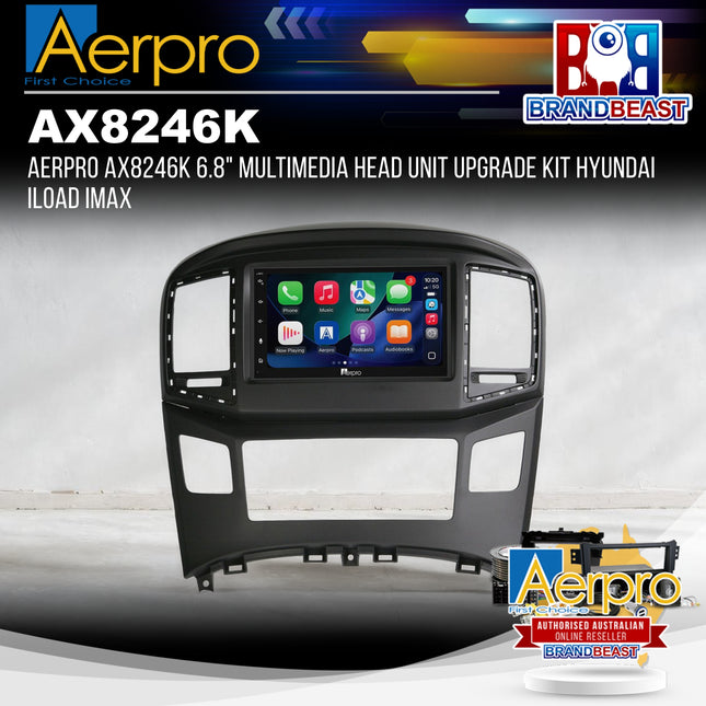 Aerpro AX8246K 6.8" Multimedia Head Unit Upgrade Kit Hyundai iLoad iMax