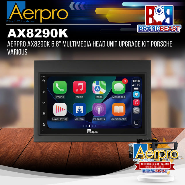 Aerpro AX8290K 6.8" Multimedia Head Unit Upgrade Kit Porsche Various