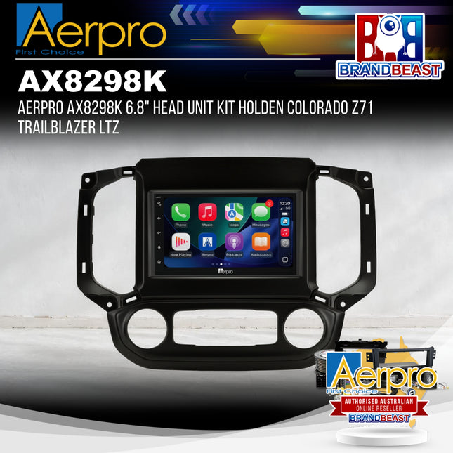 Aerpro AX8298K 6.8" Head Unit Kit Holden Colorado Z71 Trailblazer LTZ