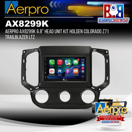 Aerpro AX8299K 6.8" Head Unit Kit Holden Colorado Z71 Trailblazer LTZ