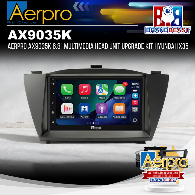 Aerpro AX9035K 6.8" Multimedia Head Unit Upgrade Kit Hyundai iX35