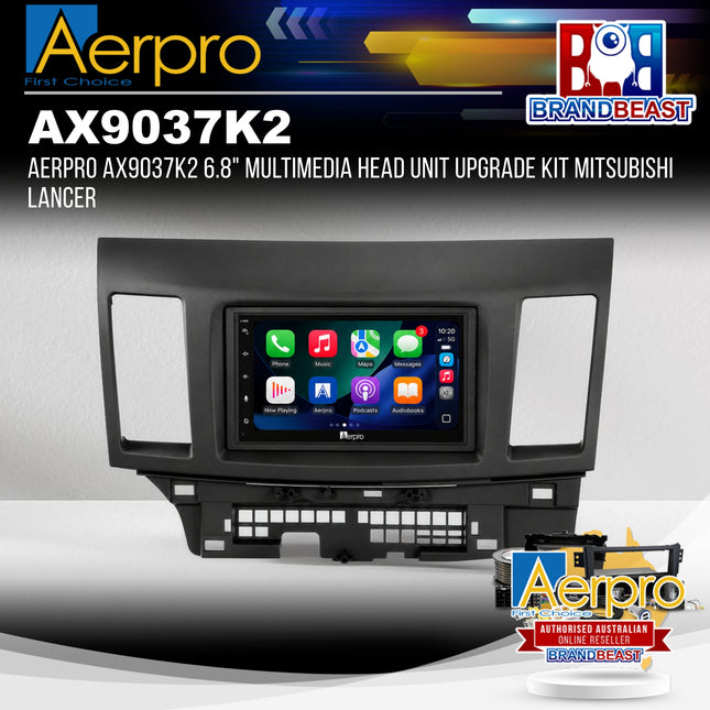 Aerpro AX9037K2 6.8" Multimedia Head Unit Upgrade Kit Mitsubishi Lancer