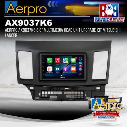 Aerpro AX9037K6 6.8" Multimedia Head Unit Upgrade Kit Mitsubishi Lancer