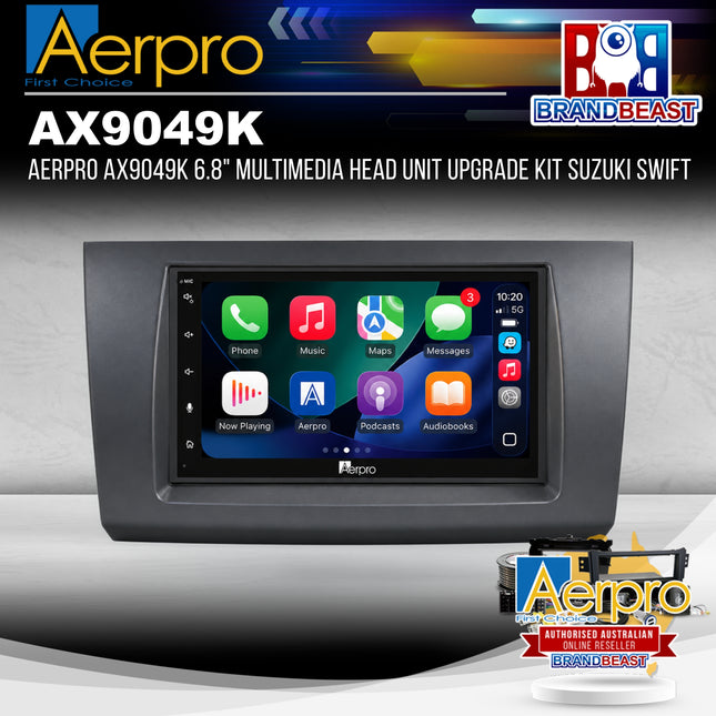 Aerpro AX9049K 6.8" Multimedia Head Unit Upgrade Kit Suzuki Swift
