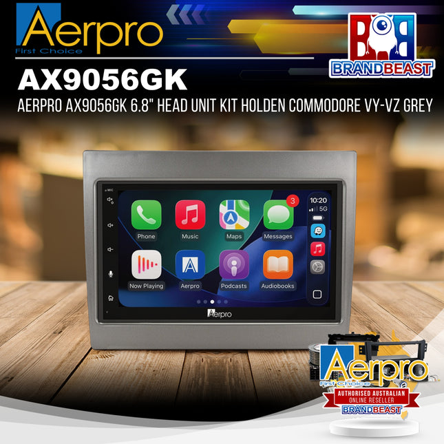 Aerpro AX9056GK 6.8" Head Unit Kit Holden Commodore VY-VZ Grey