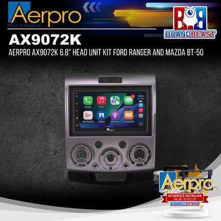 Aerpro AX9072K 6.8" Head Unit Kit Ford Ranger and Mazda BT-50