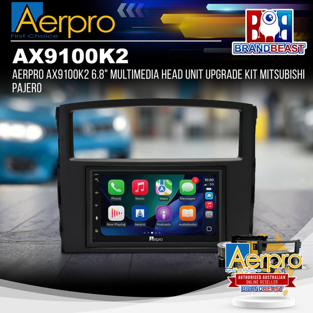 Aerpro AX9100K2 6.8" Multimedia Head Unit Upgrade Kit Mitsubishi Pajero