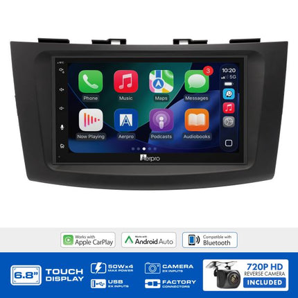 Aerpro AX9217K 6.8" Multimedia Head Unit Upgrade Kit Suzuki Swift
