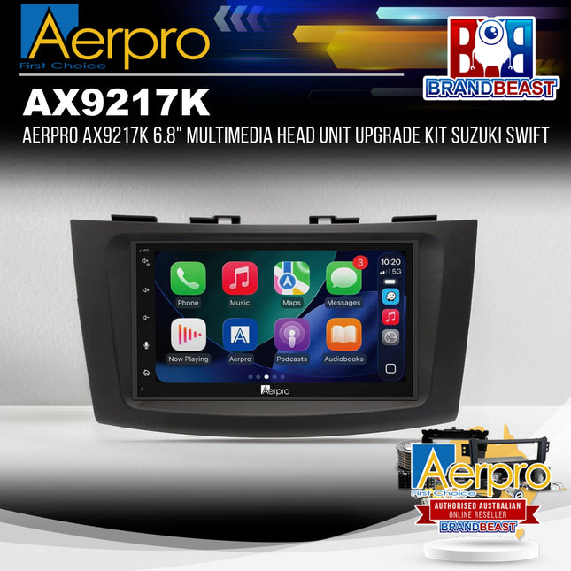 Aerpro AX9217K 6.8" Multimedia Head Unit Upgrade Kit Suzuki Swift