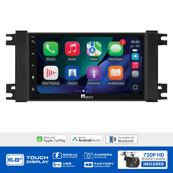 Aerpro AX9226K 6.8" Head Unit Kit Chrysler Dodge and Jeep Various
