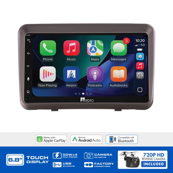 Aerpro AX9241K 6.8" Head Unit Kit Ford Falcon AU Series II III Grey
