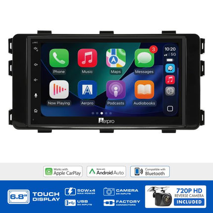 Aerpro AX9299K 6.8" Head Unit Kit Mitsubishi Outlander Amplifie
