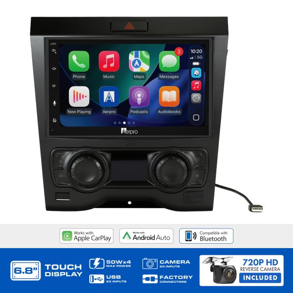 Aerpro AX9450BK 6.8" Head Unit Kit Holden VE Series 1 Dual Zone