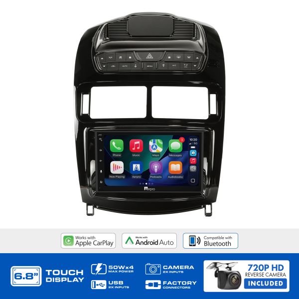 Aerpro AX9650PK 6.8" Head Unit Kit Ford Falcon FG Piano Black