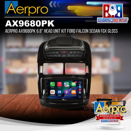 Aerpro AX9680PK 6.8" Head Unit Kit Ford Falcon Sedan FGX Gloss