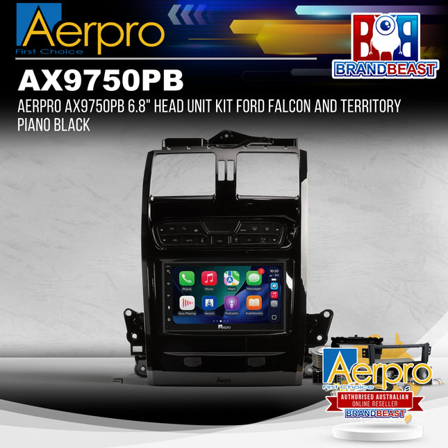 Aerpro AX9750PB 6.8" Head Unit Kit Ford Falcon and Territory Piano Black